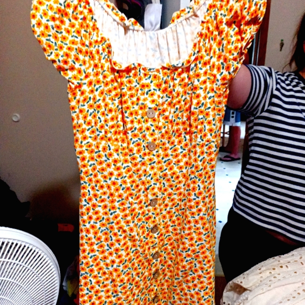 Sunflower summer dress